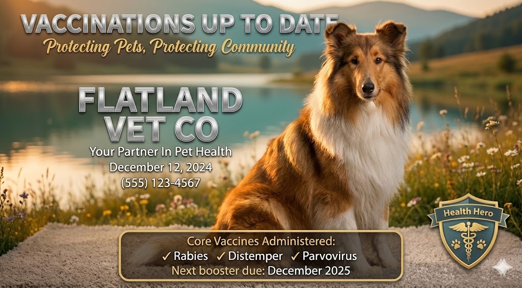Veterinary Vaccination Graphic